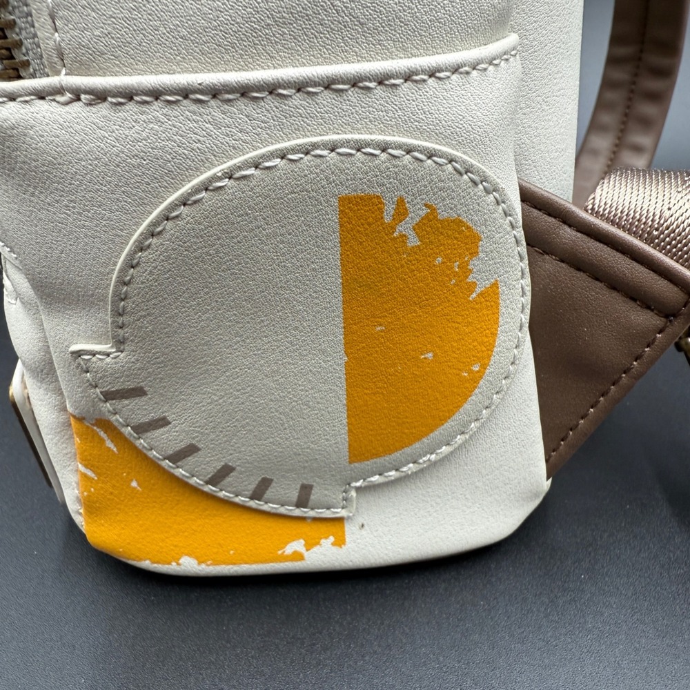 Star Wars Loungefly Baby Yoda Mini Backpack With Faux Leather & Appliqué Design - Picture 3 of 8
